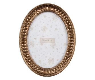 Χρυσή Πολυρητινούχος κορνίζα για τοίχο ή τραπέζι, 14x2x19 εκ., 10x15 εκ.