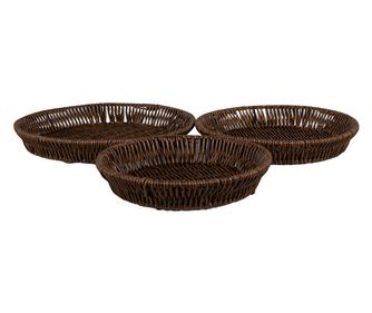 Set 3 košar 28x4 cm, 25x4 cm, 22x4 cm