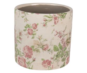 Šarena keramička tegla za cvijeće Rose 17x16 cm