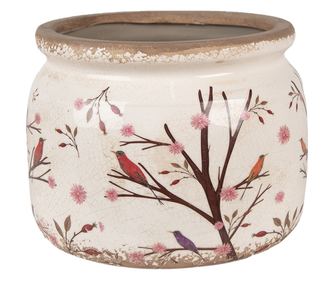 Ghiveci flori ceramica multicolora Forest 20x15 cm