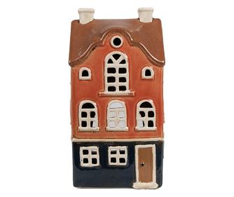 Šarena keramička kućica za svijeće 12x9x22 cm