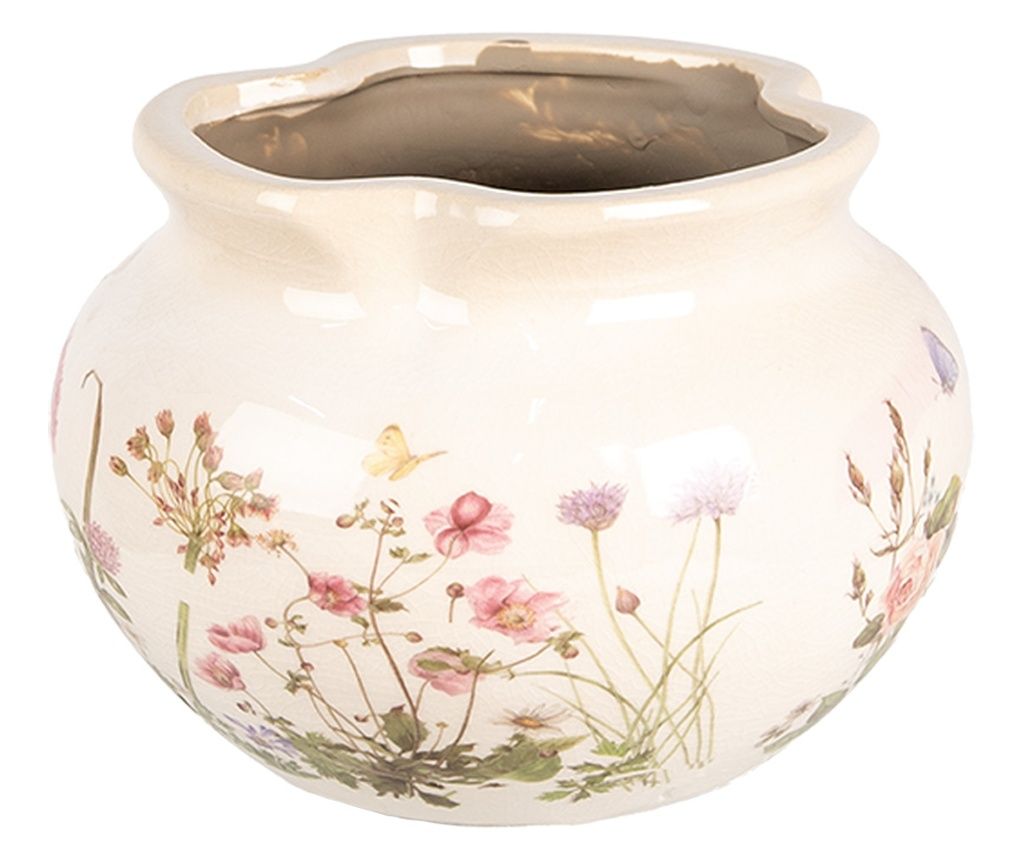 Multicolor Ceramic Flower Pot 20x14 cm