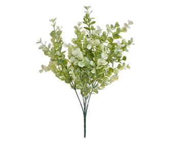 Mesterséges zöld növény csokor 12x12x35 cm