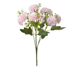 Buchet flori artificiale roz verzi 15x10x31 cm