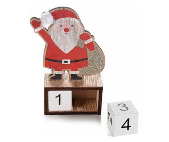 Drveni Božićni Kalendar 9x4x14 cm