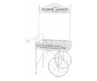 Stojan na bicykle, čierno-biely, 100x65x162 cm