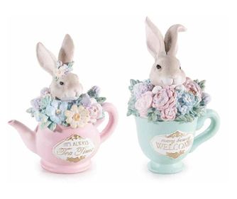 Set 2 decoratiuni Paste polirasina multicolora 10.5x8x16 cm