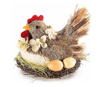 Dekoratív tyúk 18x20x16 cm