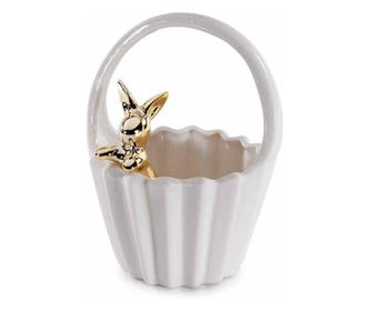 Porcelán húsvéti bögre 12x10,5x15,5 cm