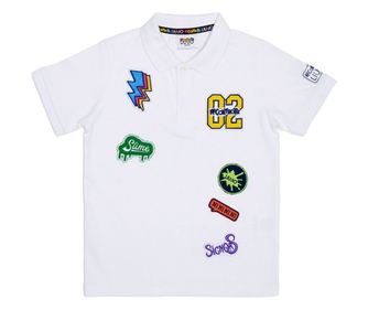 Liu Jo boys polo πουκάμισο με κοντομάνικο 4B1403TX 140 CM Λευκό 10 ετών
