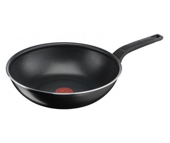 Wok Tefal B5671953, 28 cm, Thermo-Signal, Thermo-Spot, acoperire din titan, fără PFOA, negru
