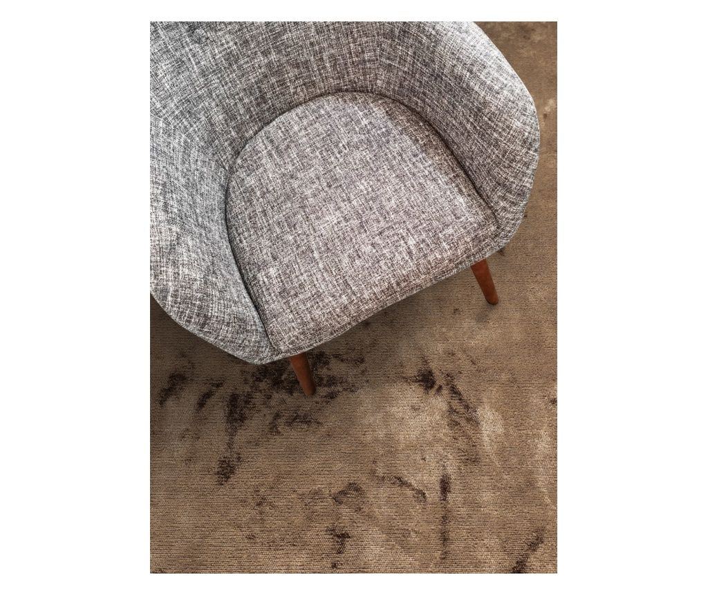 Σχεδιαστικό χαλί PLAIN LIGHT BROWN (A), χειροποίητο, 240 x 340 εκ.