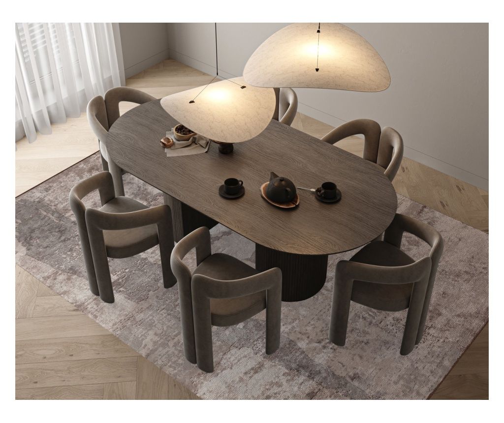 Σχεδιαστικό χαλί LUSH GREY, χειροποίητο, 240 x 340 εκ.