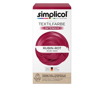 Simplicol Intensiv течна интензивна текстилна боя, рубинено червено