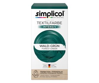Simplicol Intensiv течна интензивна текстилна боя, горско зелено