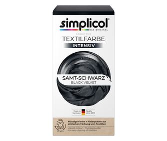 Simplicol Intensiv течна интензивна текстилна боя, черна