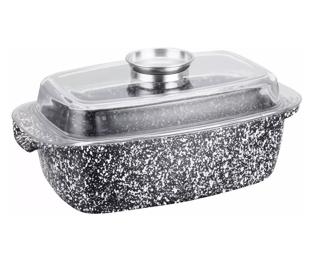 Prăjitor Klausberg KB 7365, 4,5 l, Capac din sticlă, Acoperire cu marmură, Inducție, Gri