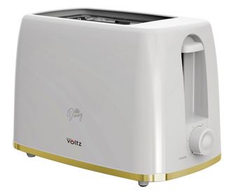 Pâine de pâine Oliver Voltz Daisy OV51440W, 700W, 2 felii, 6 nivele, Tavă pentru firimituri detașabilă, Alb