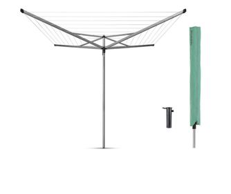 Spatiu exterior Brabantia Essential 90300259, 40 m, Ancora beton, Carcasa, Rezistent la coroziune, Inox