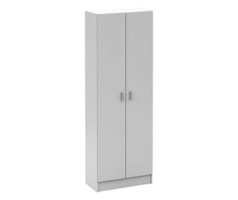 Dulap pantofi, alb, din PAL, cu 2 usi, 16 rafturi, design practic, 68x197,1x34,9 cm , Bortis