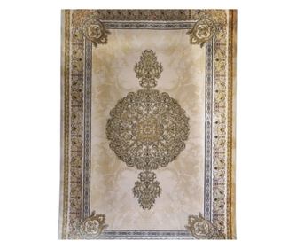 Perzijska preproga s klasičnim vzorcem, krem barva - 150x225 cm