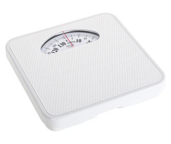 Ručna vaga za osobe, kapacitet 136 kg, čvrsti metal