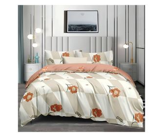 Двулицево спално бельо (размер за приста) EmonaMall, 4 части - Модел S17583