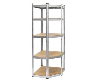 Fém sarokpolc 5 polccal és 875 kg-mal