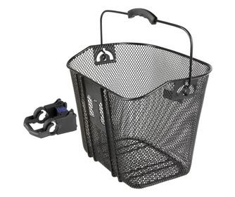 Kovinski nosilec za krmilo - M-wave, črna, pritrditev 22,2-32,8 mm.