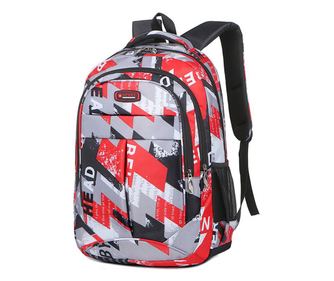 Rucsac scoala, dimensiune 30x13.5x46 cm, de mare capacitate, material impermeabil, rosu