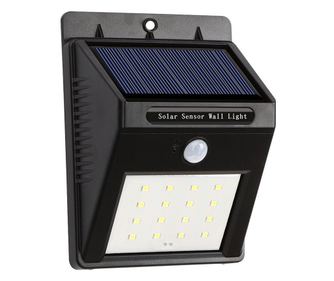 Klausstech kültéri LED reflektor, napelem mellékelve, mozgásérzékelő, fényáram 120 lm, környezeti fény érzékelő, IP65 védettség,