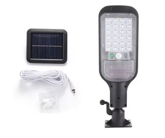 Λάμπα Ηλιακή Δρόμου Klausstech, Υλικό Abs, Τεχνολογία Αισθητήρα Κίνησης, 24 Πηγές Φωτισμού Led, Περιλαμβάνεται Μπαταρία 2400 M