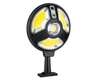 Λάμπα Ηλιακή KlaussTech με Συσσωρευτή, Τηλεχειριστήριο, Ηλιακός Πάνελ, 3000 mhA, Μαύρο