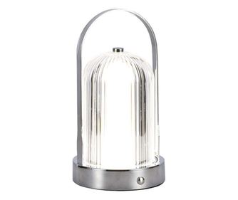 Lampa Birou Portabila 3in1 Cu Acumulator - Crome