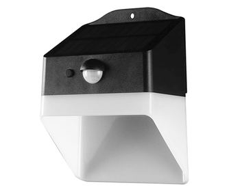 Kültéri napelemes lámpa 2w, 4000k, fehér/fekete