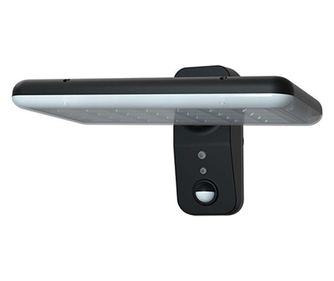 Napelemes kültéri LED lámpa 15W - állítható fény szín (4000K - 6000K) - fekete.