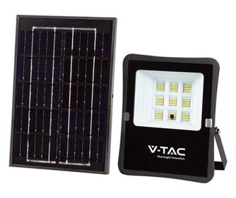 LED solarni reflektor 6W, hladno bijela 6400K