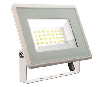 Ισχυρός προβολέας LED, ανθεκτικός στο νερό και λευκό χρώμα.