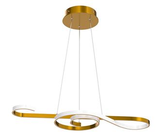 Luster LED 18W 3000K - Zlatni, 70x100cm