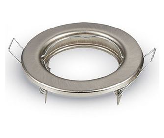 Vrtljiva GU10 mat kromirana svetilka - nastavljivo svetilo