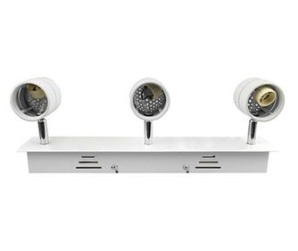 Podesivo osvjetljenje s 3 žarulje za GU10 tijelo