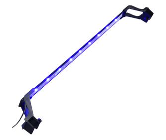 LED лампа за аквариум със скоби, 75-90 см, синьо и бяло