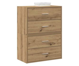 Шкафове с 2 чекмеджета 2 бр 60x31x40 см инженерно дърво