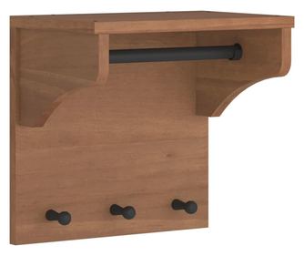 vidaXL Suport pentru haine "SANDNES" 43x30x42 cm, lemn masiv de pin