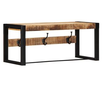 Raft pentru haine 80x35x35 cm Lemn masiv de mango