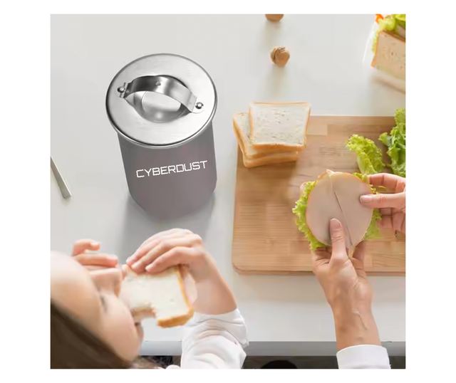 Преса за приготвяне на шунка CYBERDUST, Неръждаема Стомана, Бекон, Здравословни Деликатеси, Вграден Термометър, Пружина За Натис