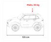 Бял електрически автомобил Porsche Cayenne S