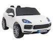 Бял електрически автомобил Porsche Cayenne S