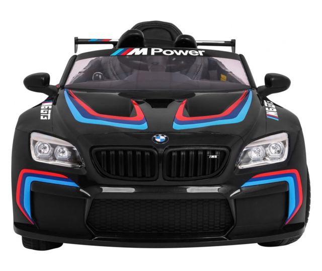 BMW M6 GT3 електрически автомобил, черен