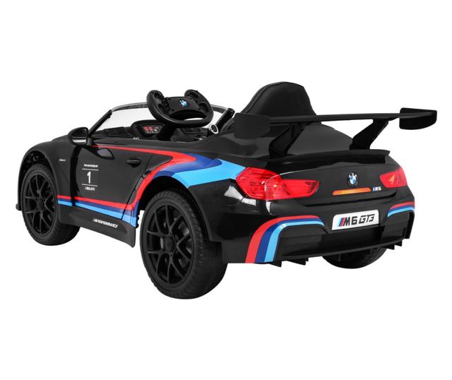 BMW M6 GT3 електрически автомобил, черен